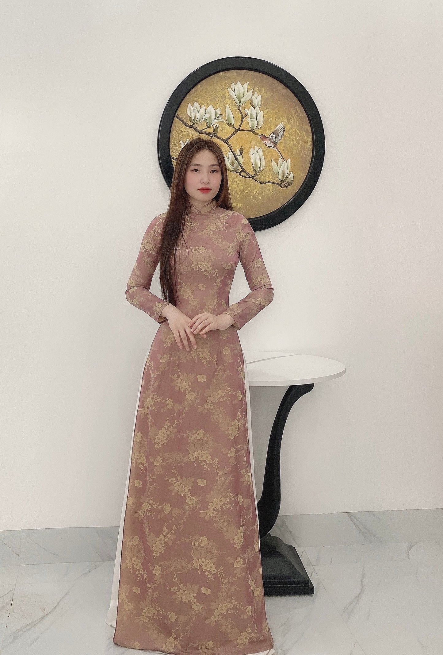Top Only- Ao Dai Lua To Tam Ha Nam- TT86