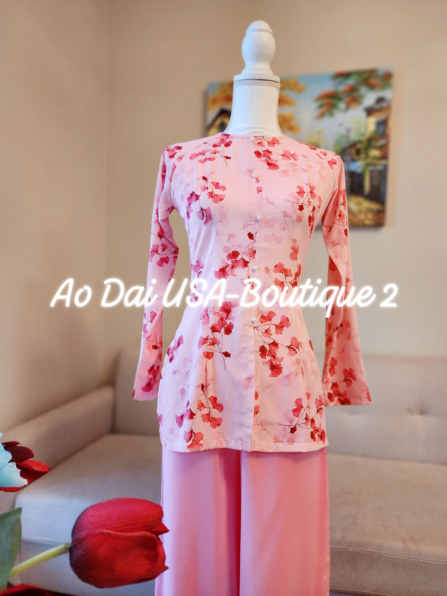 Set Ao Ba Ba Hoa Nhí/ Ao Ba Ba with Pants/ G360