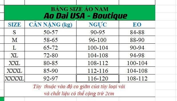 Ao Dai For Men- Printed Ao Dai-5 Color B151