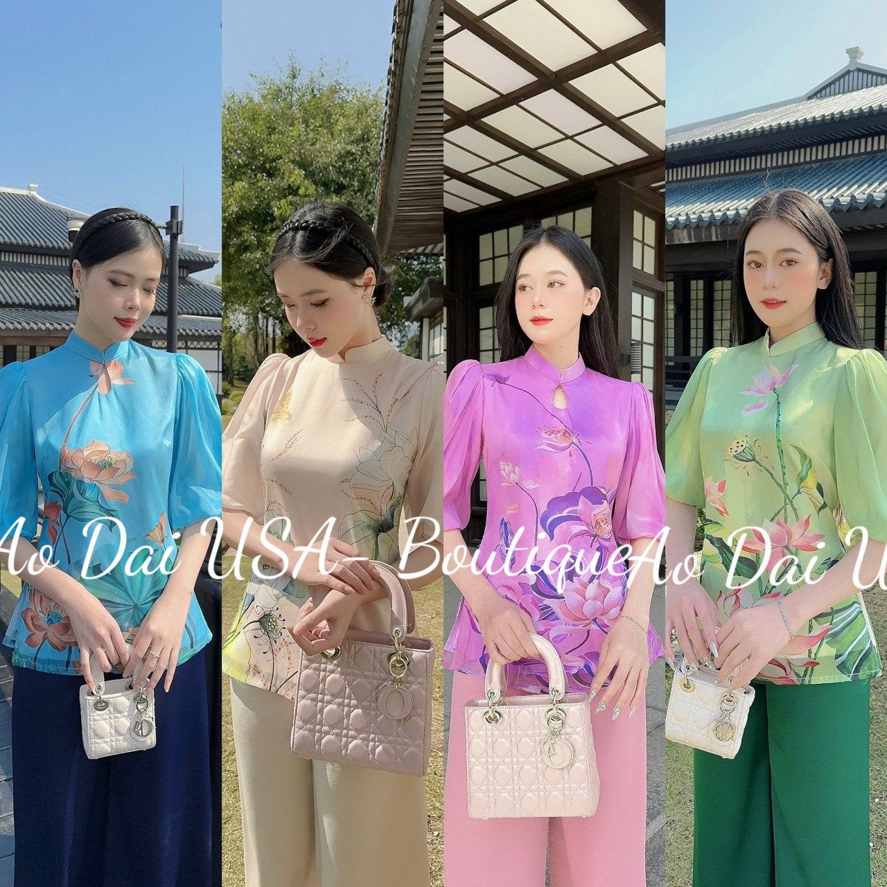 Set Ao Ba Ba-Southern Vietnamese shirt
