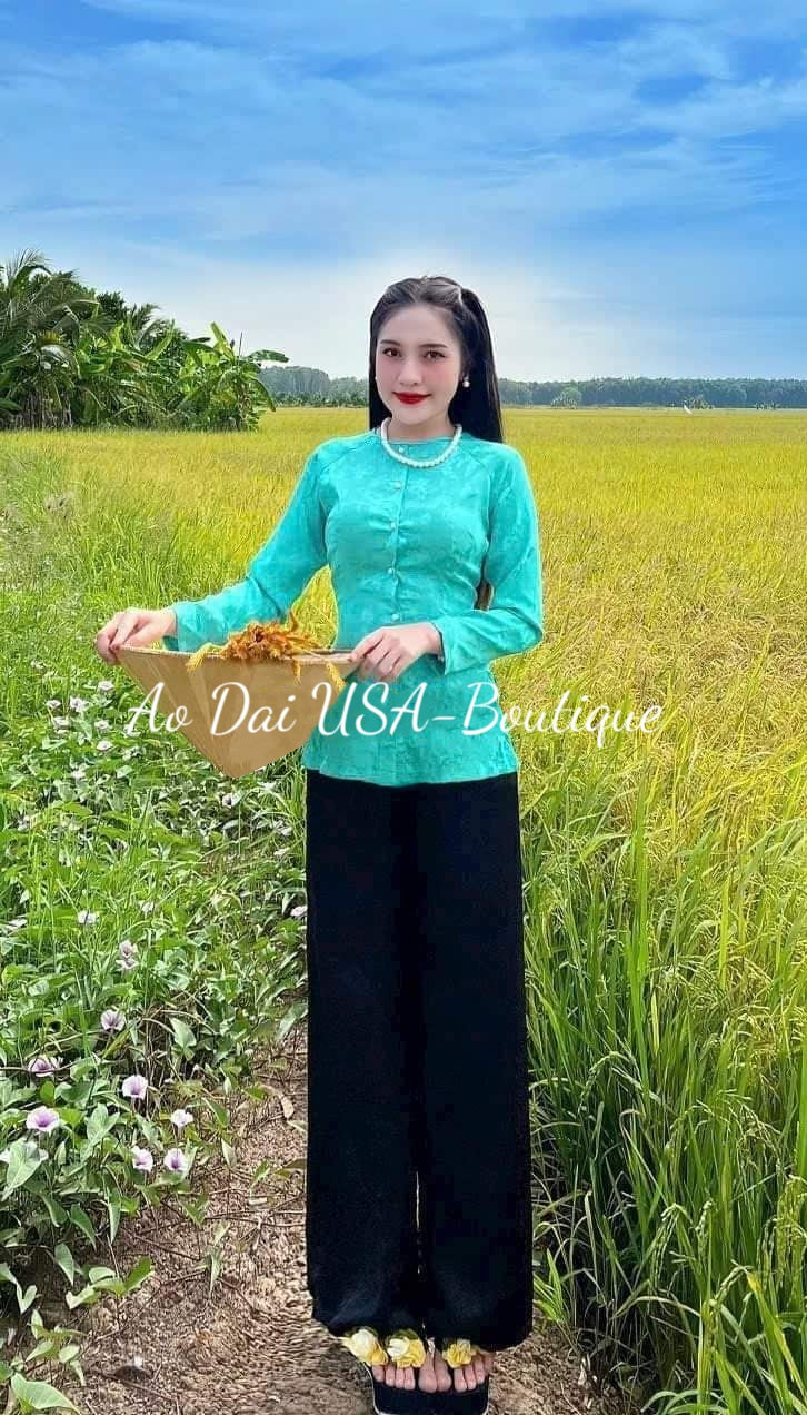 Vietnamese Ao ba ba- Southern Vietnamese shirt B353
