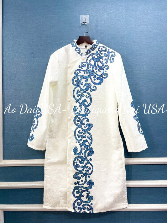 Ao Dai For Men Printed Ao Dai-2 Styles B155/B217