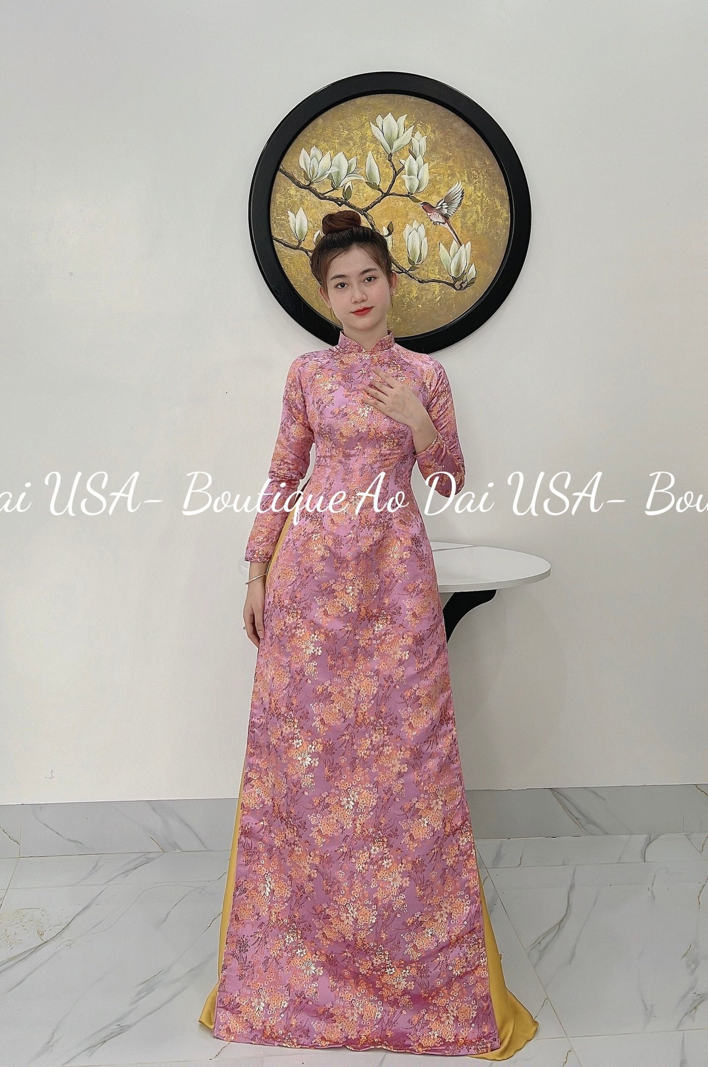 Top Only-Gấm Thái Tuấn Thượng Hạng Pink Color- TT79