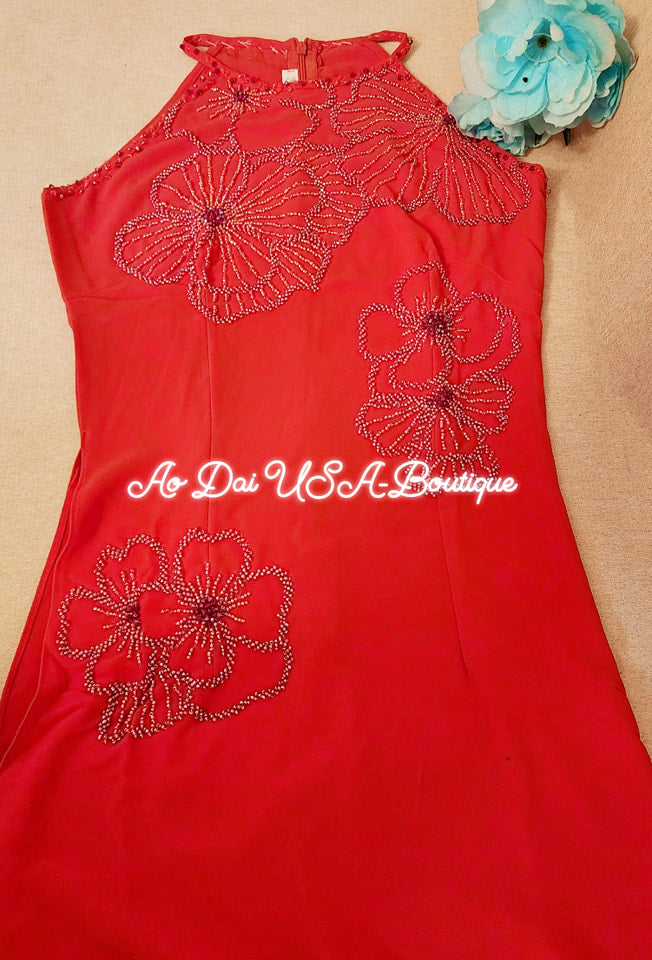 Set Ao dai Cổ Yếm Design (2 colors)