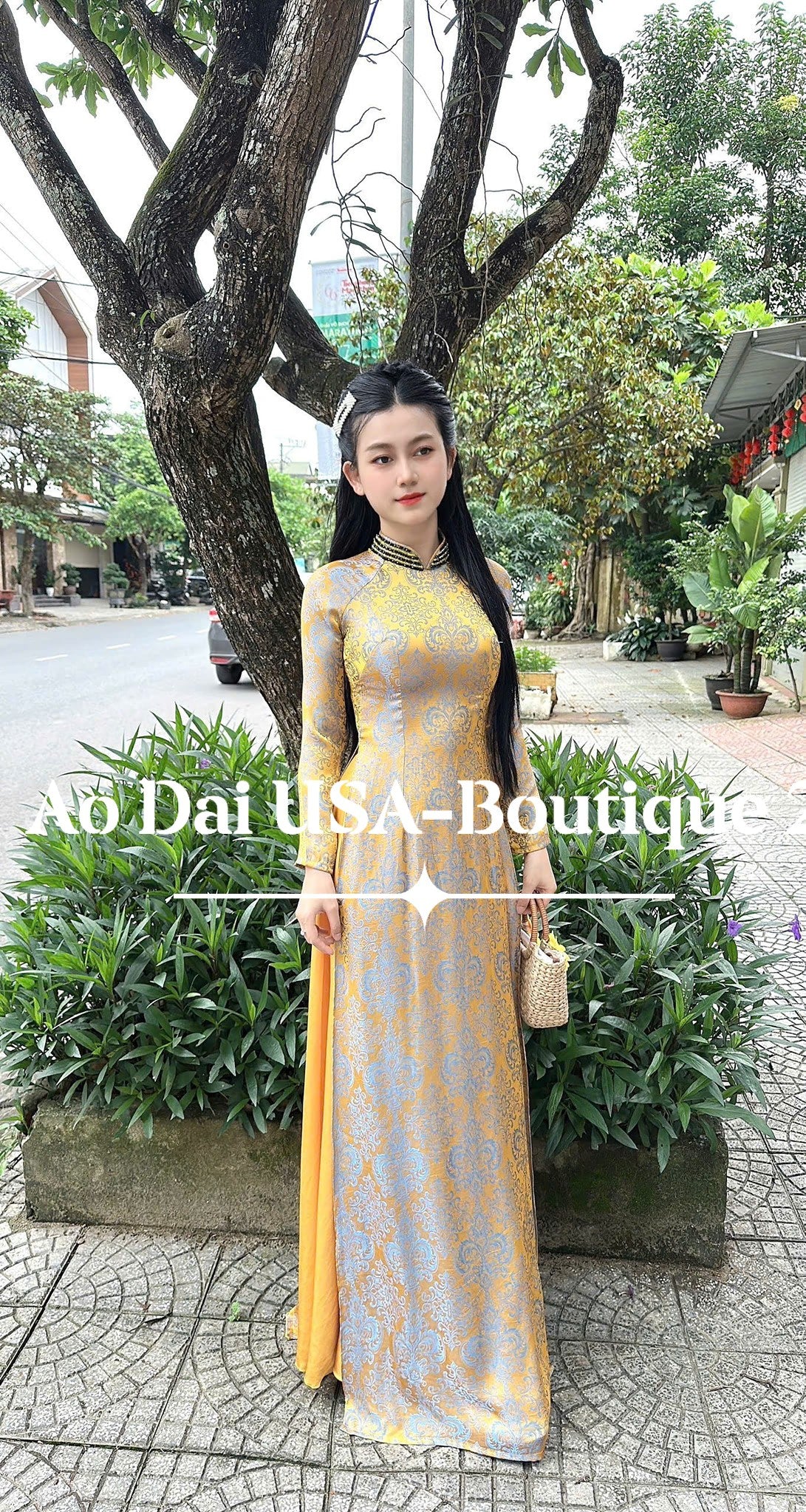 Tơ Tam Du Nhien màu vàng ánh bạc/ TT78