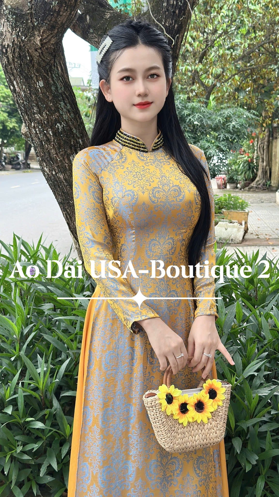Tơ Tam Du Nhien màu vàng ánh bạc/ TT78