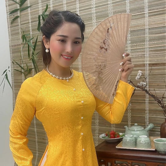 Set Ao Ba Ba with Pants/ YELLOW/ G355&65