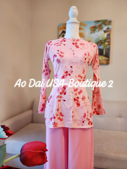 Set Ao Ba Ba Hoa Nhí/ Ao Ba Ba with Pants/ G360