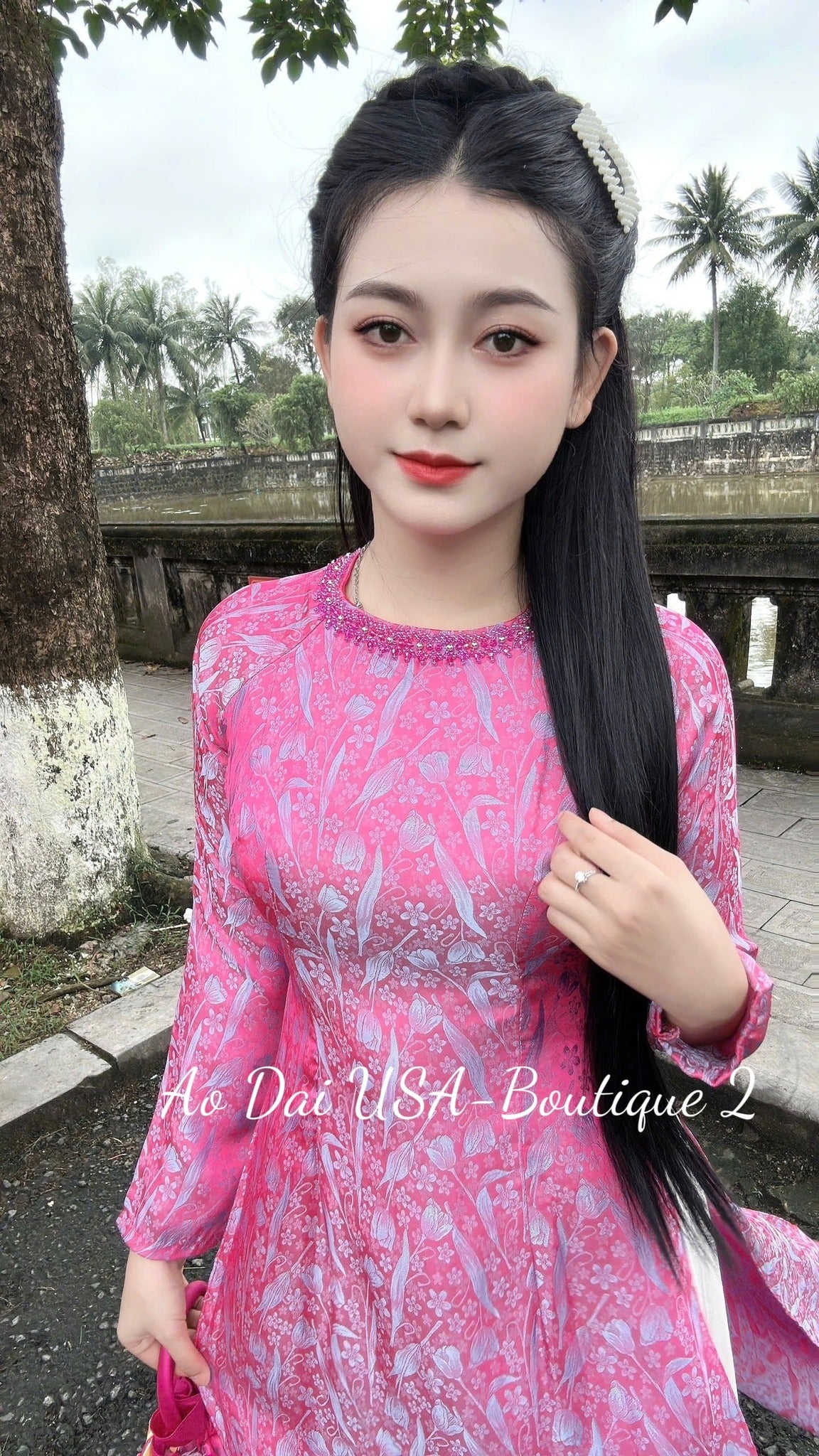 Tơ Tam Ha Mai Luxury Material Top Only/ No Pants included/ TT76