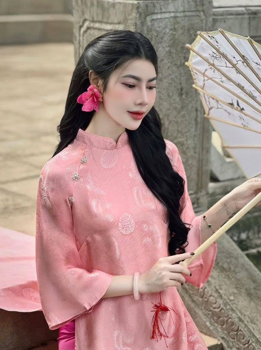 HONG NHU Pastel Pink Color/pink Pants included/CT300