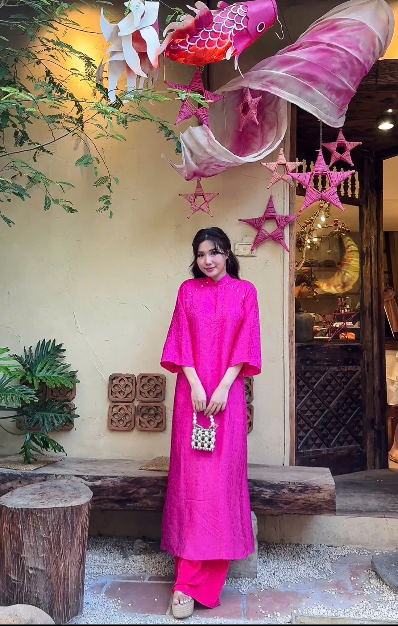 Fushica Mulberry Silk Ao Dai Dress, Lunar New Year 2026, TT80