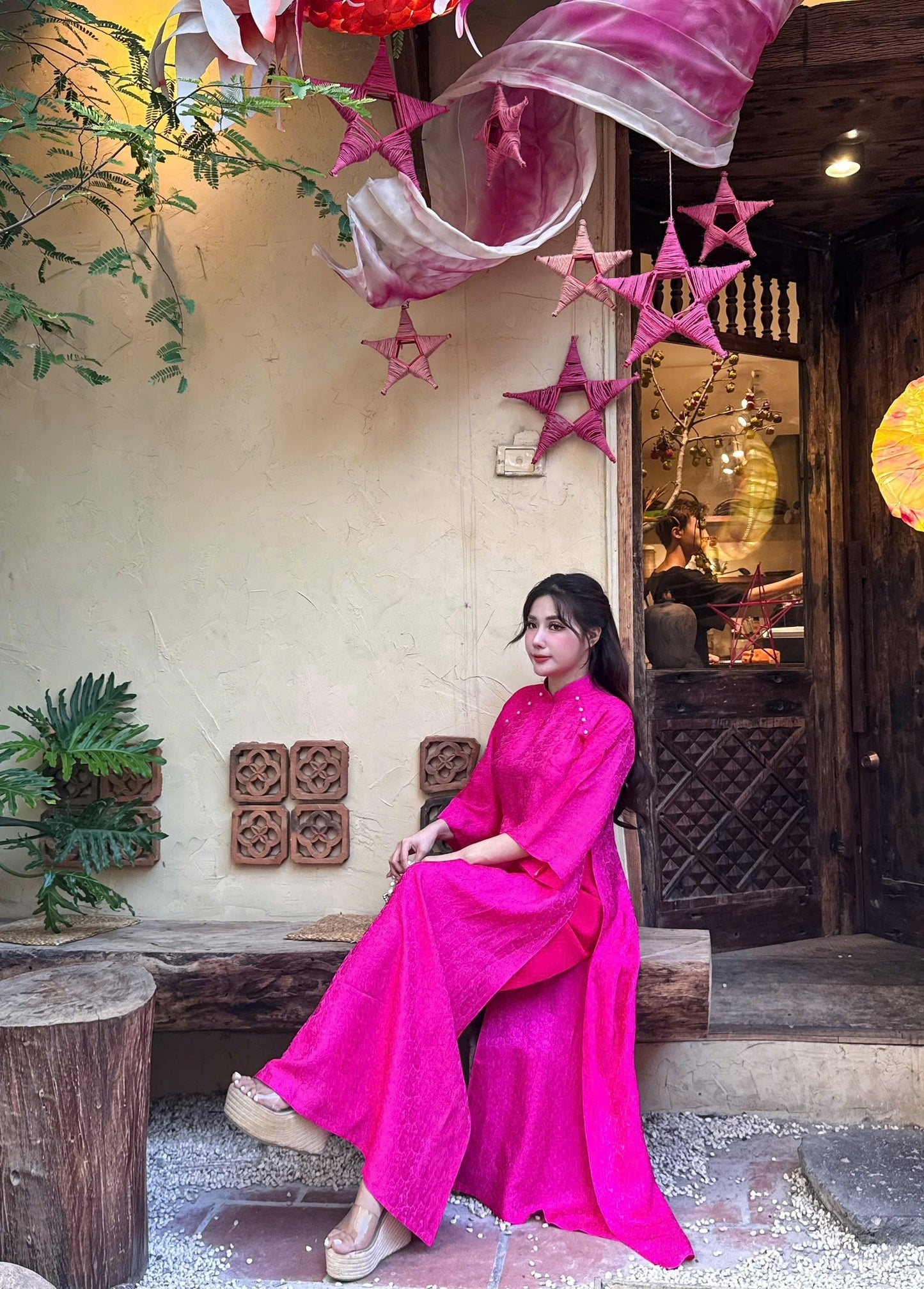 Fushica Mulberry Silk Ao Dai Dress, Lunar New Year 2026, TT80