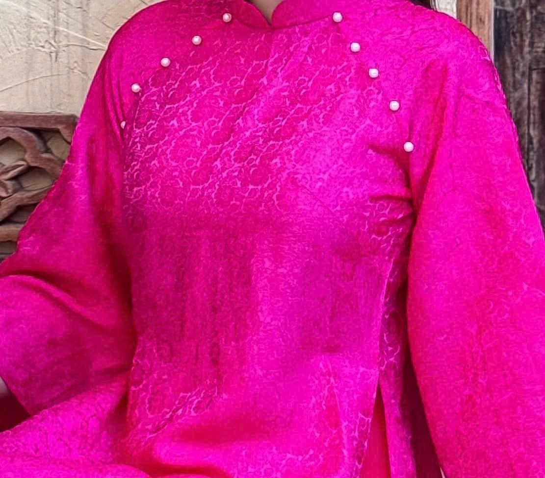 Fushica Mulberry Silk Ao Dai Dress, Lunar New Year 2026, TT80