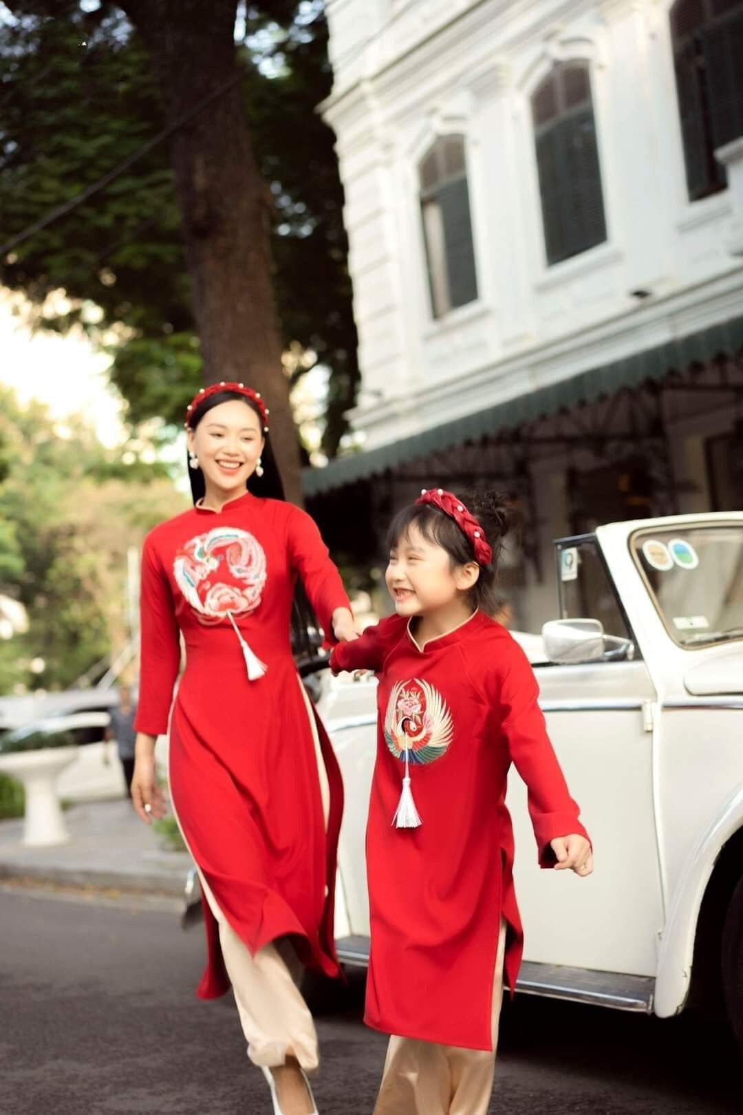 Matching Family Red embroidery for Lunar New Year B270