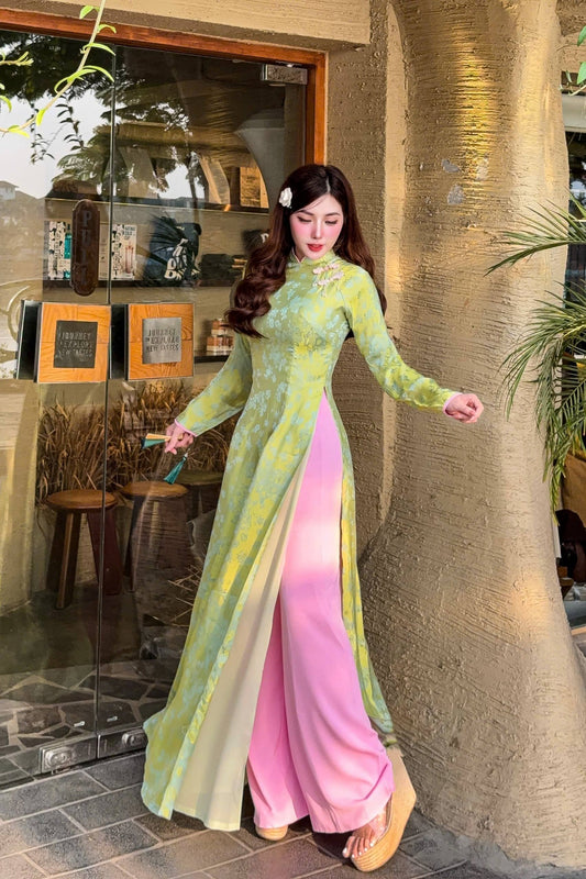 PHUONG NHU St Dai Lua To Tam Van Nam with Pink Pants/ B280