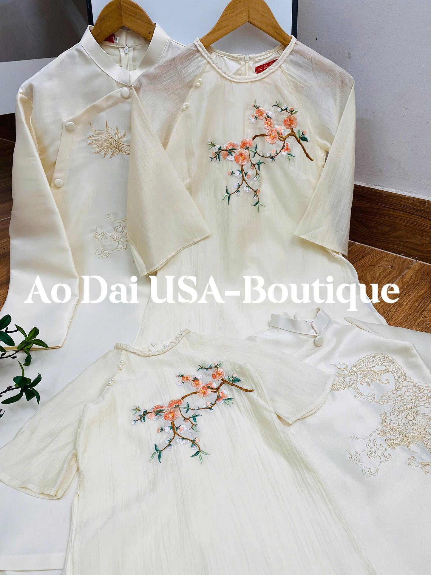 Modern Vietnamese Lunar New Year Outfit/ Ao Dai Gia Dinh Tet 2026 B65
