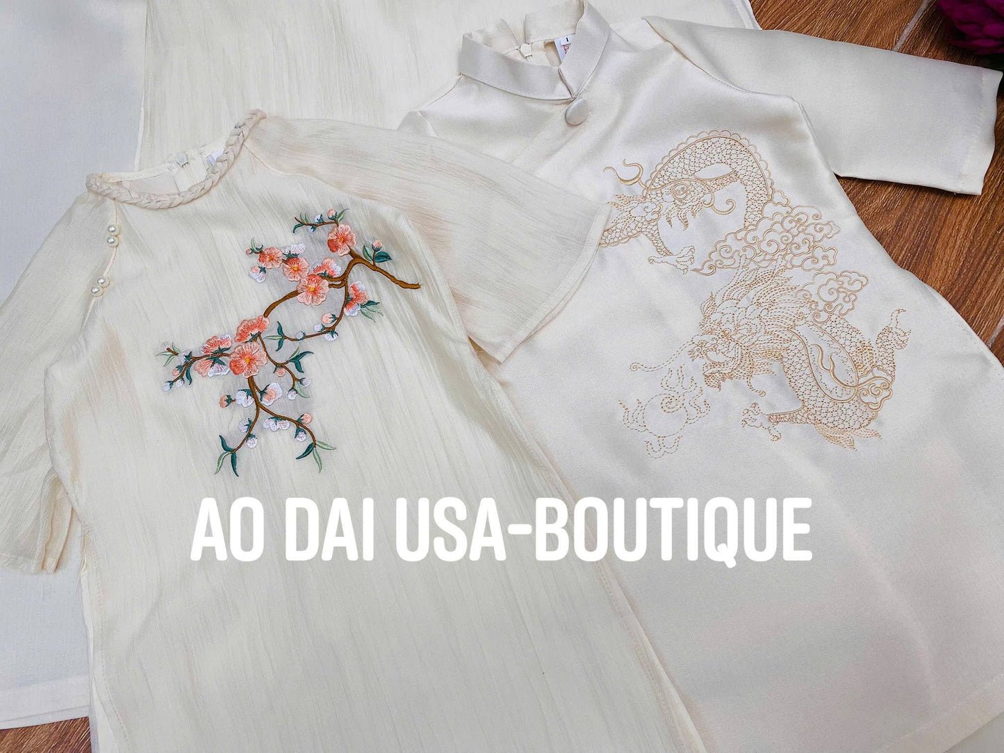 Modern Vietnamese Lunar New Year Outfit/ Ao Dai Gia Dinh Tet 2026 B65