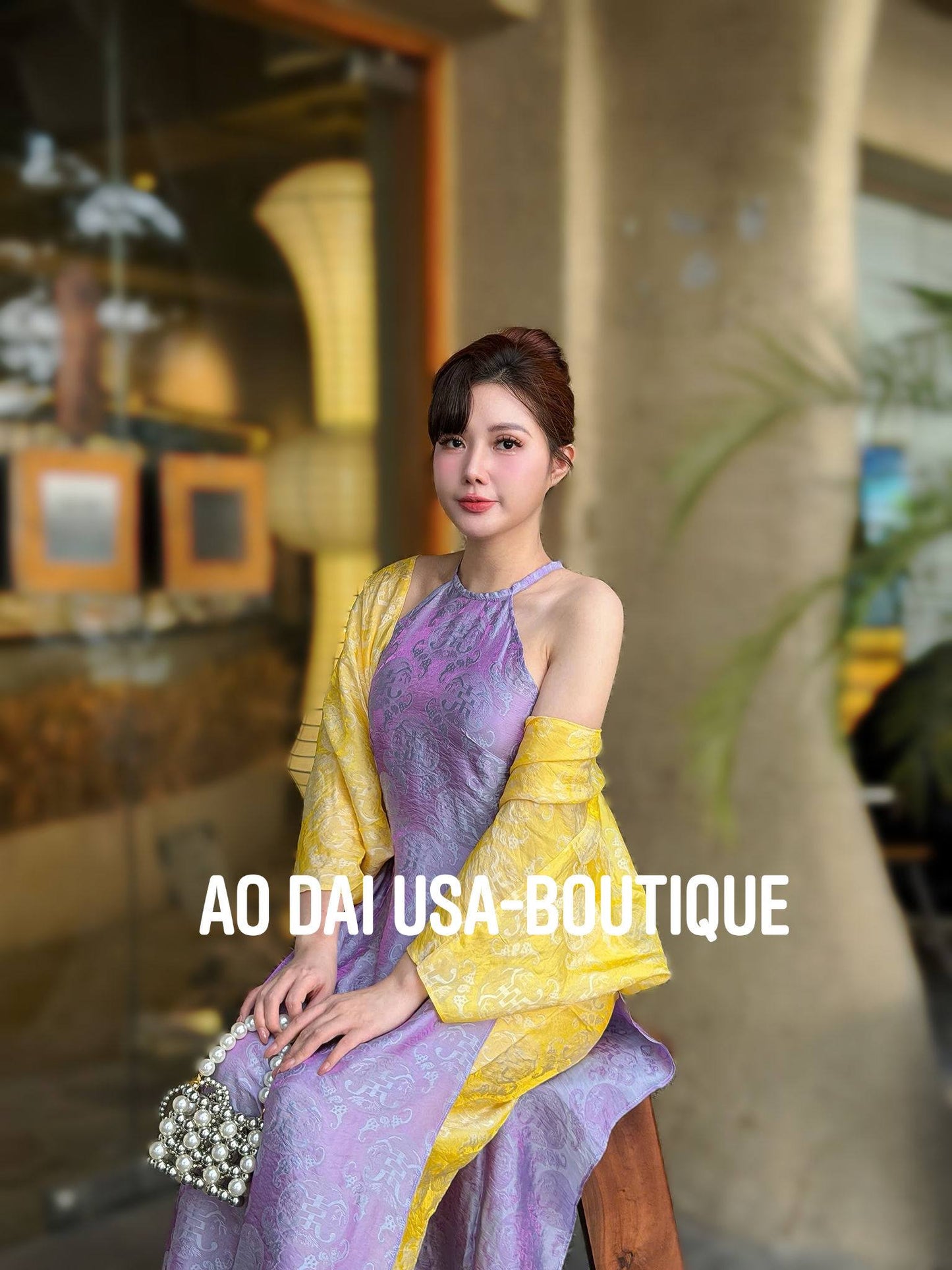 CHI KHANH Áo Dài set/ CT279
