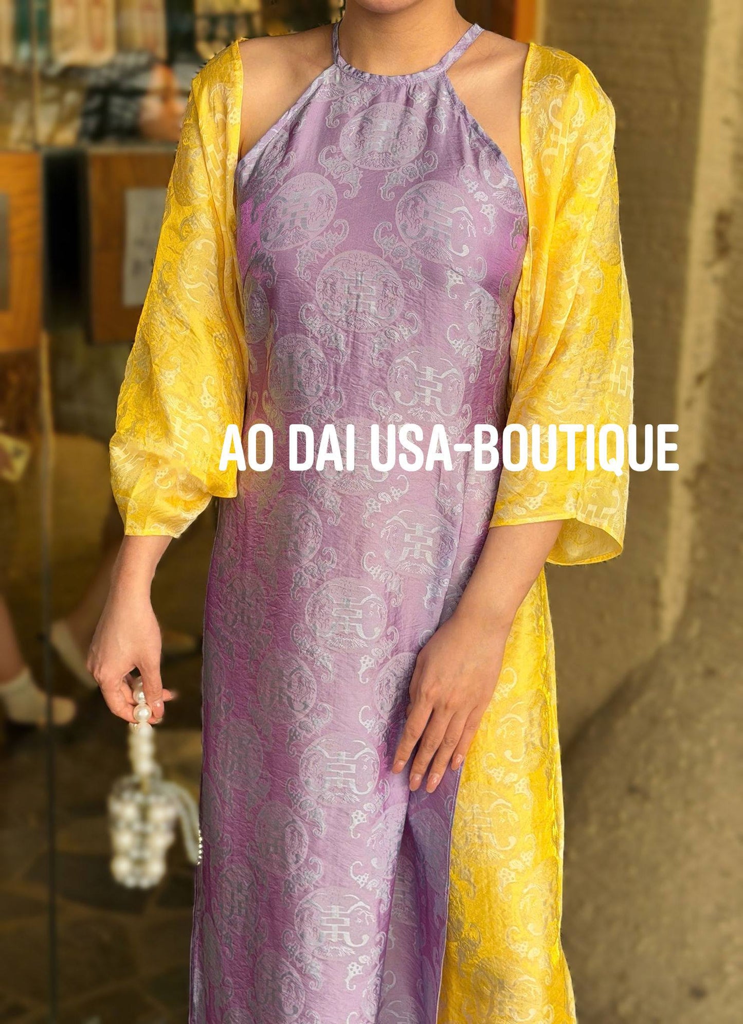 CHI KHANH Áo Dài set/ CT279