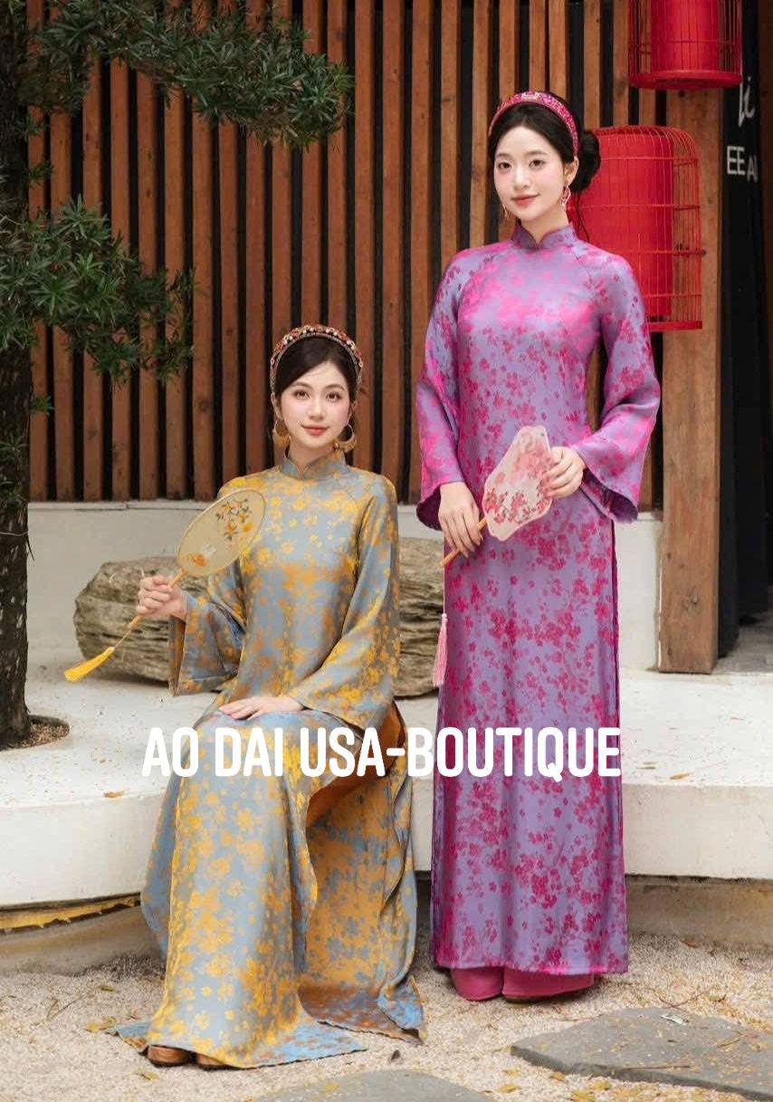 TU QUYNH Set Ao Dai Loosing/ Ao Dai Dang Suong/TT300