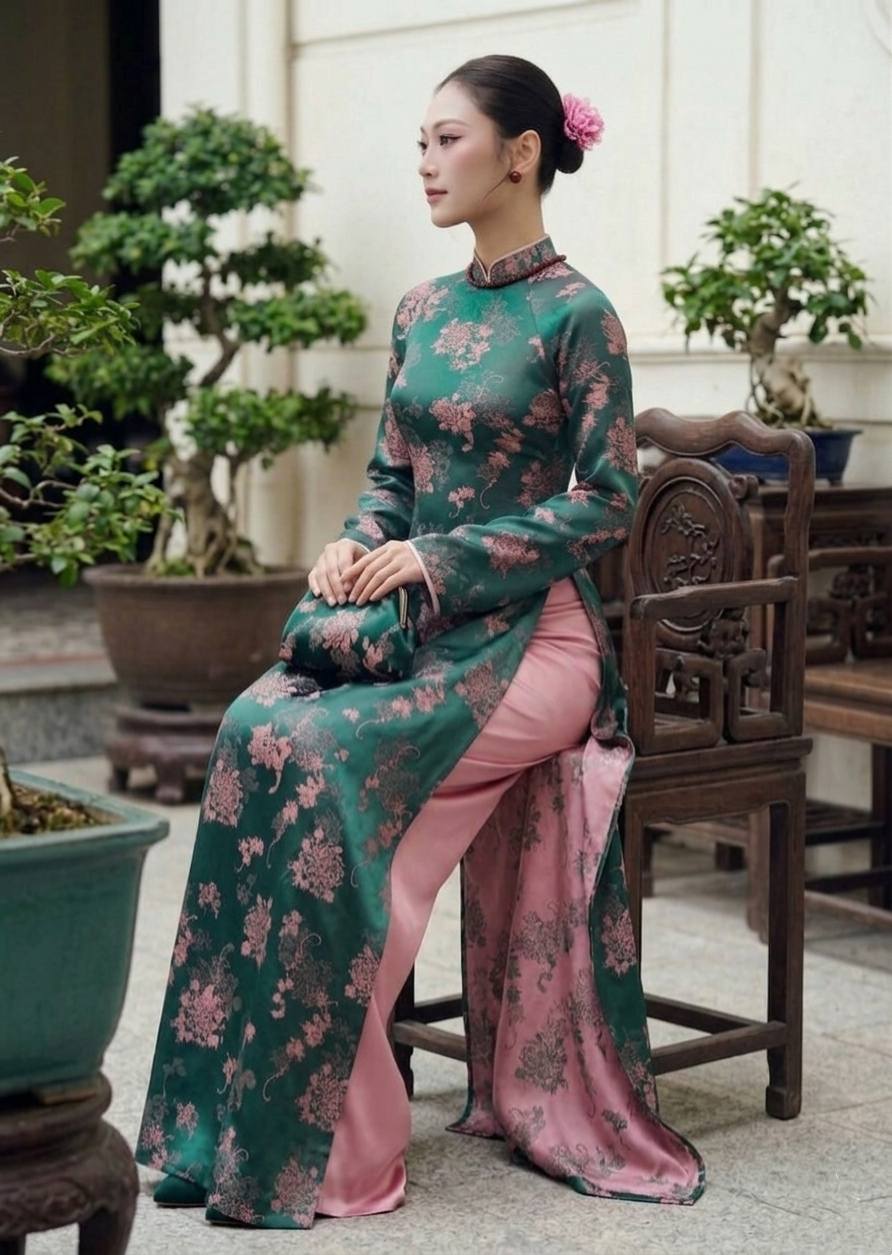 Set Ao Dai To Tam Thai Tuan/B97