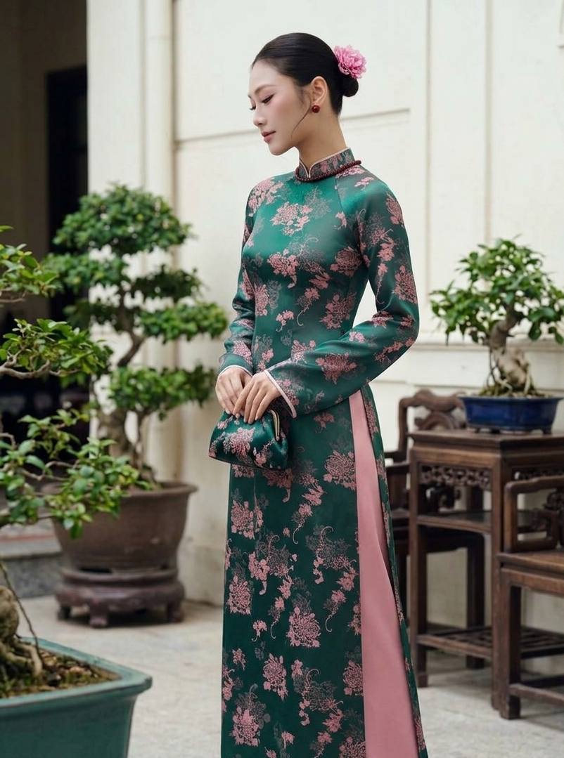 Set Ao Dai To Tam Thai Tuan/B97