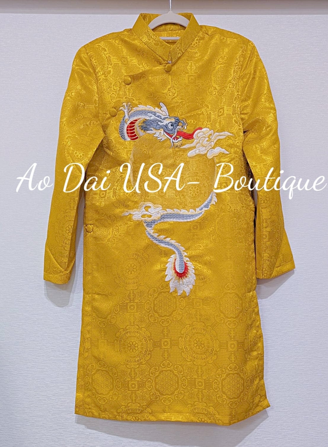 Ao Dai For Men Embroidered - 4 Colors B154-161