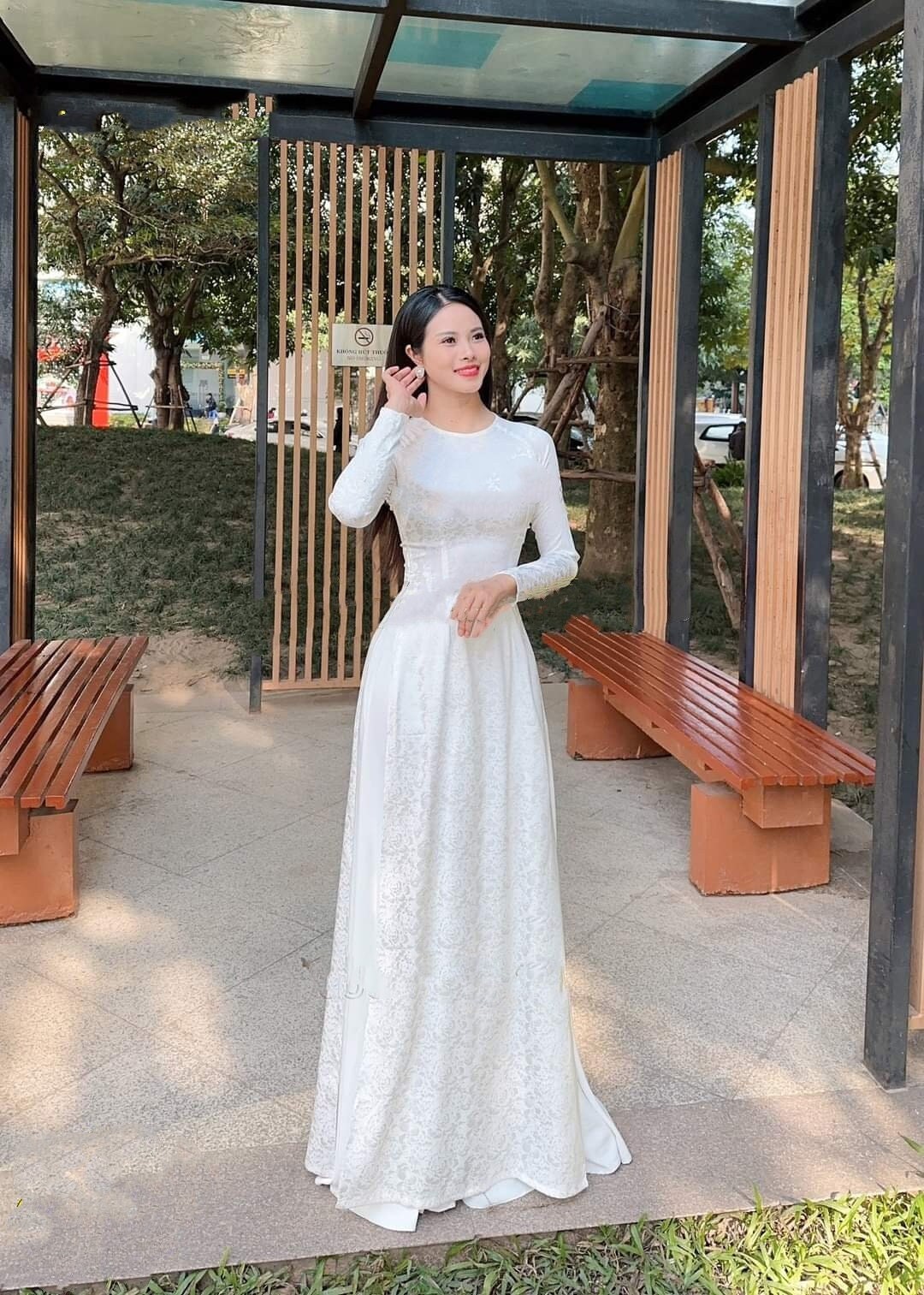 Top Only- Ao Dai Lua Tra Mi- TT104