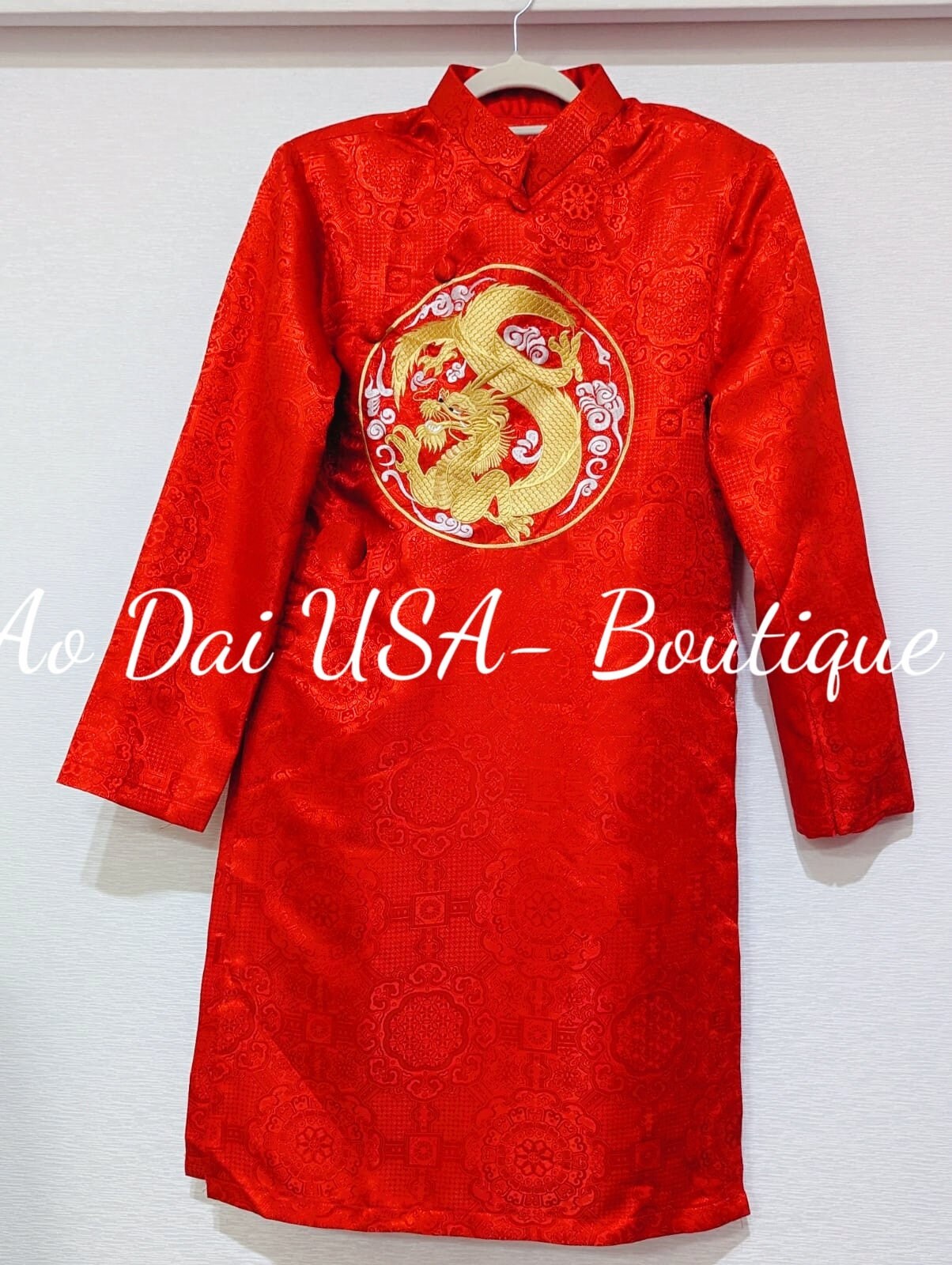 Ao Dai For Men Embroidered - 4 Colors B154-161