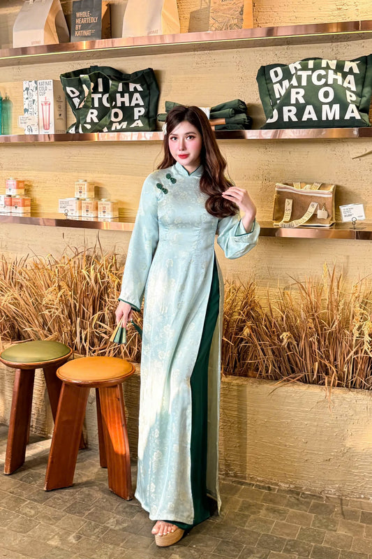 Set Ao Dai Lua To Tam / B283