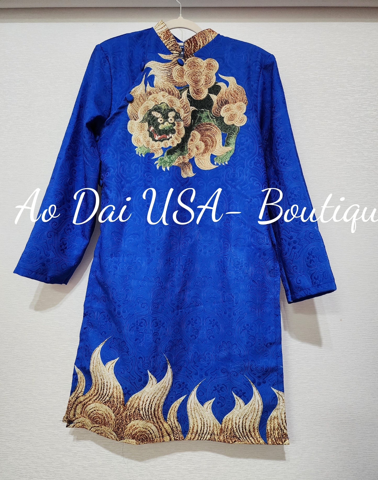 Ao Dai For Men Printed Ao Dai- 2 Color B152/153