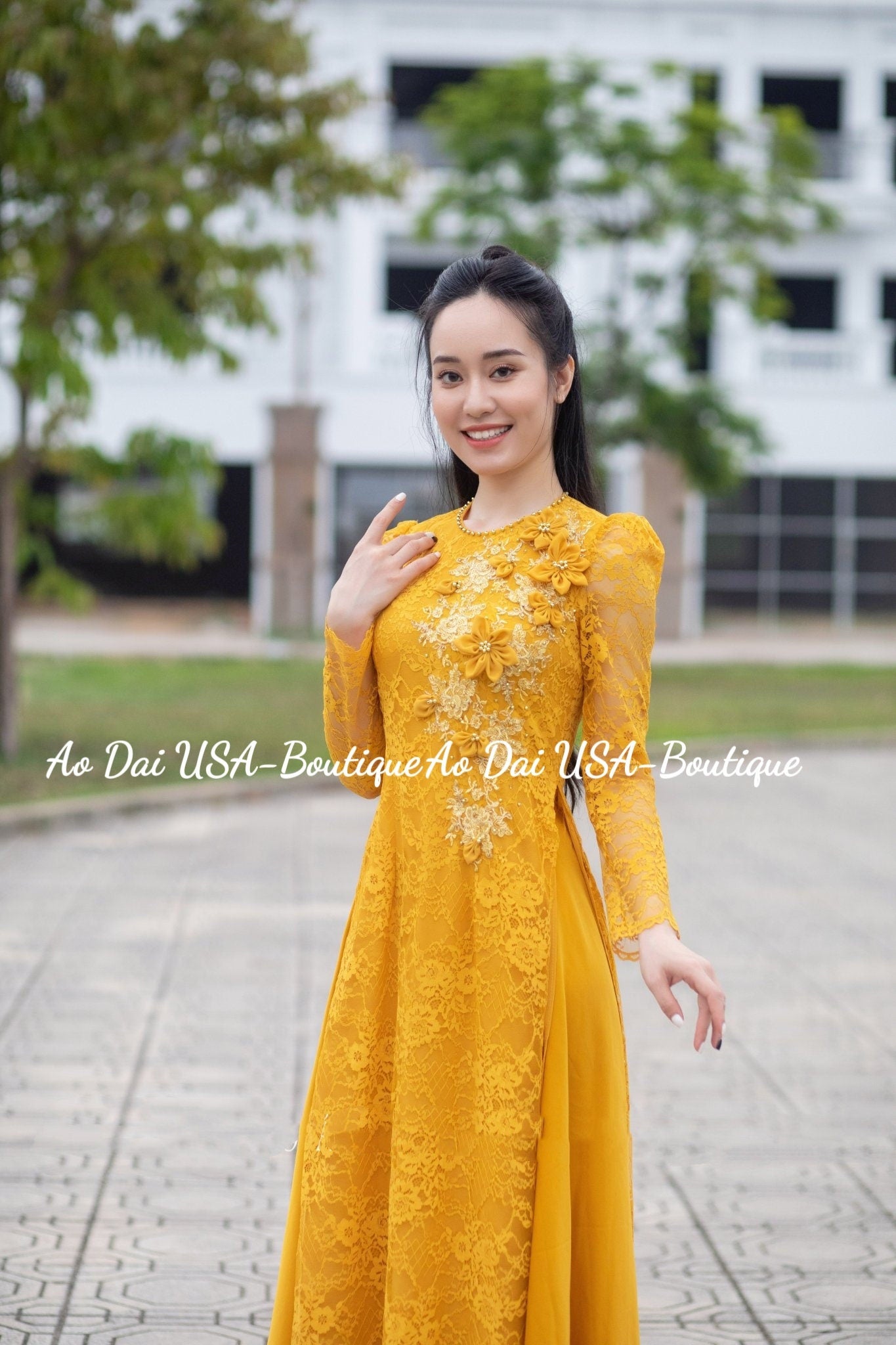 Top Only- double layer lace and silk- B251