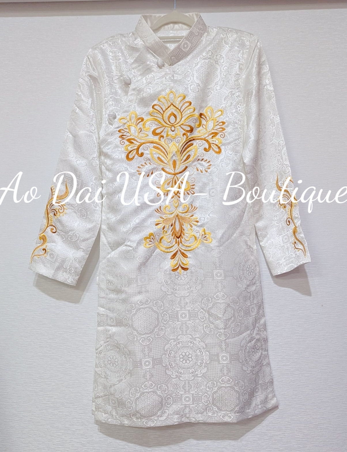 Ao Dai For Men Embroidered - 4 Colors B154-161